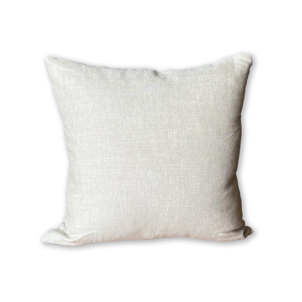 Linen-Backed Sampler Pillow - 18x18